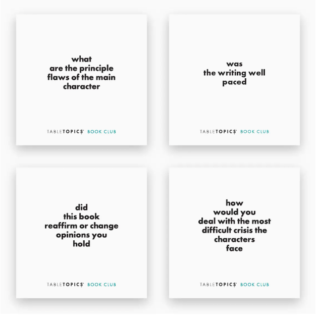 Book Club Table Topics