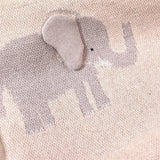 Jacquard Knitted Baby Blanket