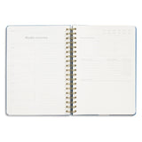 Bold Blue Daily Planner, Undated