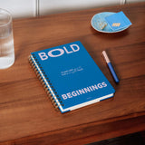 Bold Blue Daily Planner, Undated