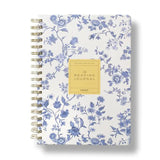Blue and White Toile Reading Journal
