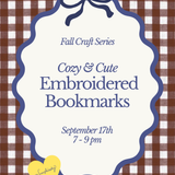 Cozy & Cute Embroidered Bookmarks