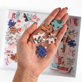 Rom Com City Map - 500 Piece Jigsaw Puzzle
