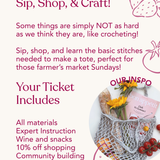 Spring Craft Series: Farmer's Market Crochet Bags