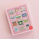Rom Com City Map - 500 Piece Jigsaw Puzzle
