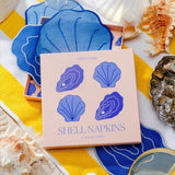Shell Cocktail Napkins (linen)