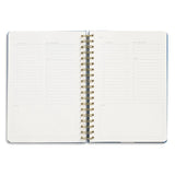 Bold Blue Daily Planner, Undated