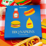 Bbq Cocktail Napkins (Linen)