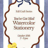 You've Got Mail: Watercolor Stationery