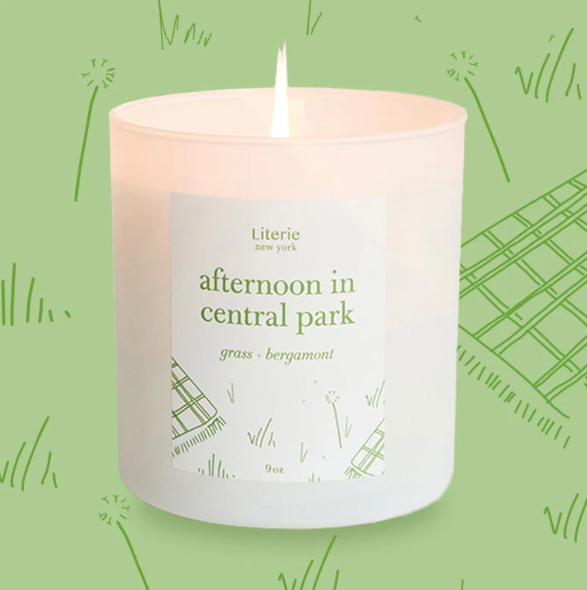 Afternoon in Central Park Candle