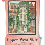 Upper West Side NYC Matchbook Art Print