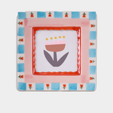 Ceramic Frame - Red Scallop