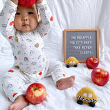 Organic Baby Taxi Rattle Toy