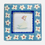 Ceramic Frame - Red Scallop