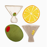 Martini Cocktail Napkins (linen)