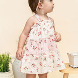 Tiered Floral Baby Dress + Bloomer